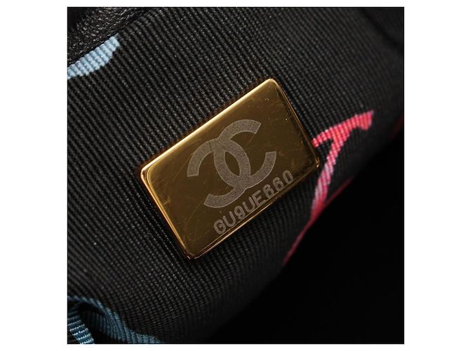 Zaino/Borsa Chanel Matelassé in pelle di agnello nera Nero - vista 5
