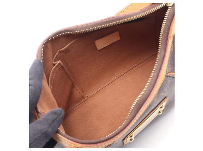 Bolsa de Ombro Louis Vuitton Thames PM Monogram Marrom - vista 3