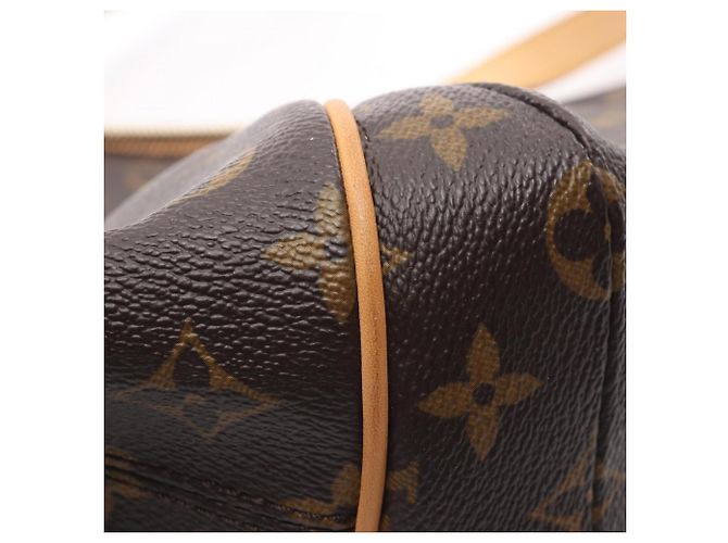Borsa Tote Louis Vuitton Totally PM Marrone - vista 11