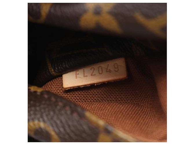 Borsa Tote Louis Vuitton Totally PM Marrone - vista 5