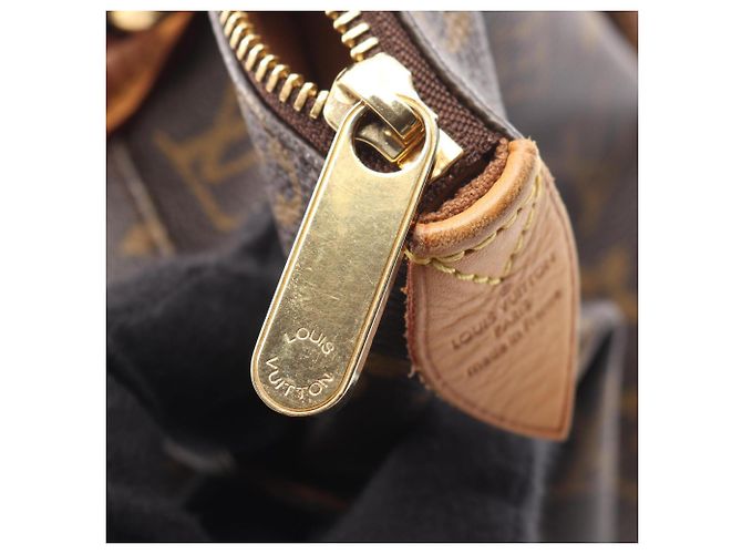 Borsa Tote Louis Vuitton Totally PM Marrone - vista 6