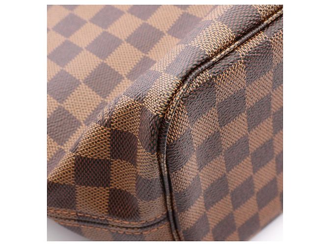 Bolso tote Louis Vuitton Neverfull MM Damier Ebene Castaño - vista 6