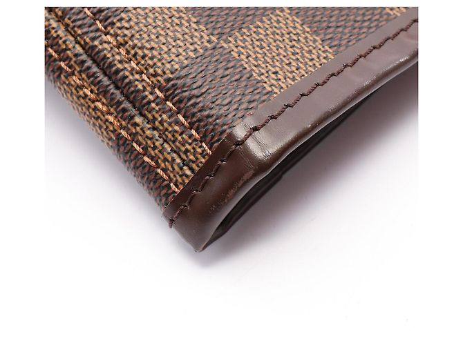 Bolso tote Louis Vuitton Neverfull MM Damier Ebene Castaño - vista 7