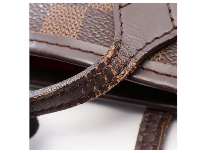 Bolso tote Neverfull MM Damier de Louis Vuitton Castaño - vista 10