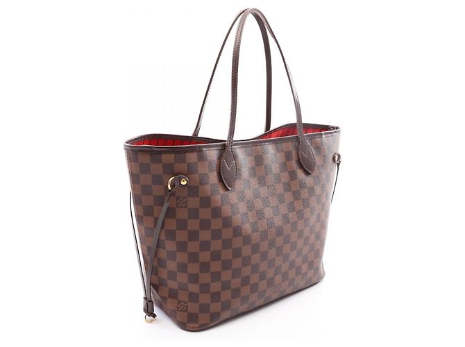 Bolso tote Neverfull MM Damier de Louis Vuitton Castaño - vista 2