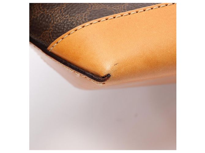 Céline Sac Cabas Celine Macadam Marron Beige - vue 10