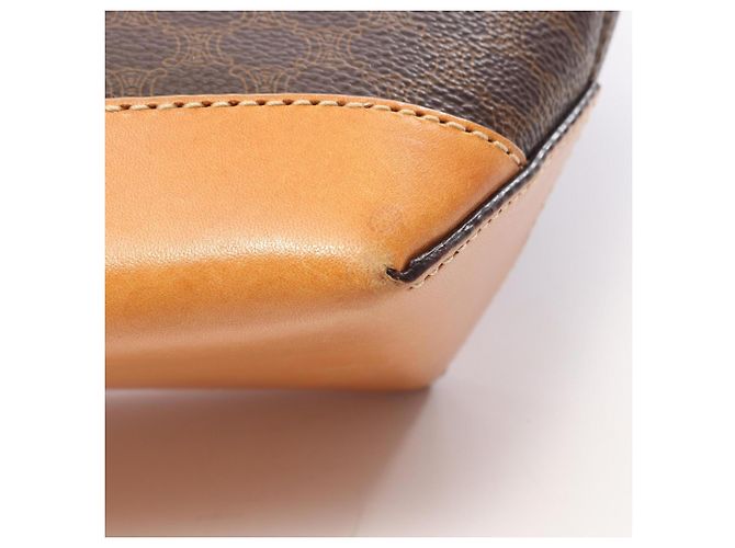 Céline Sac Cabas Celine Macadam Marron Beige - vue 11