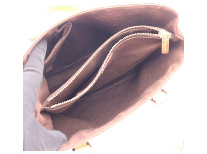 Céline Sac Cabas Celine Macadam Marron Beige - vue 3