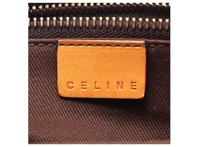 Céline Sac Cabas Celine Macadam Marron Beige - vue 4