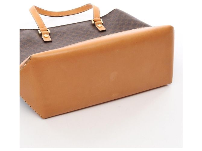 Céline Sac Cabas Celine Macadam Marron Beige - vue 8