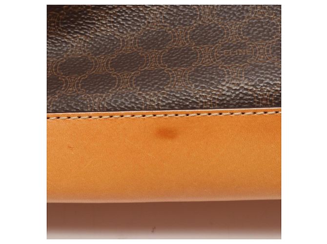 Céline Sac Cabas Celine Macadam Marron Beige - vue 9