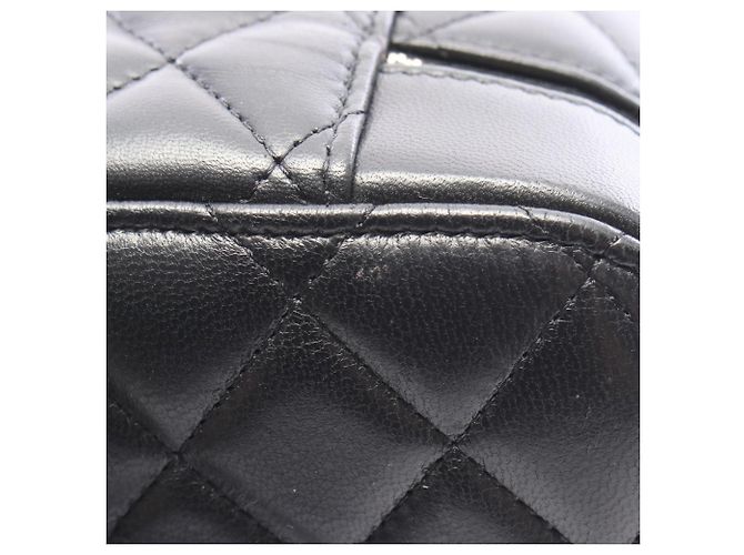 Timeless Borsa Chanel Matelassé in pelle di agnello nera Nero - vista 8