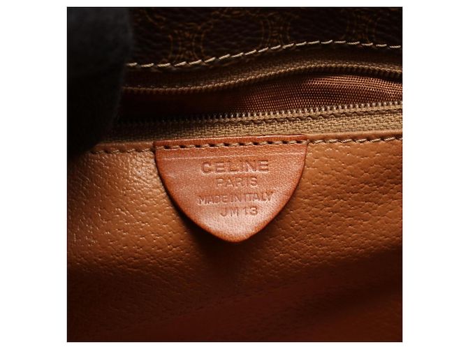 16 Céline Borsa a tracolla Celine Macadam Brown Marrone - vista 4