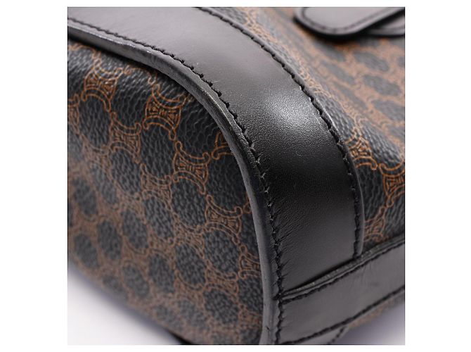 Céline Saco Tote Celine Macadam Marrom Preto - vista 6