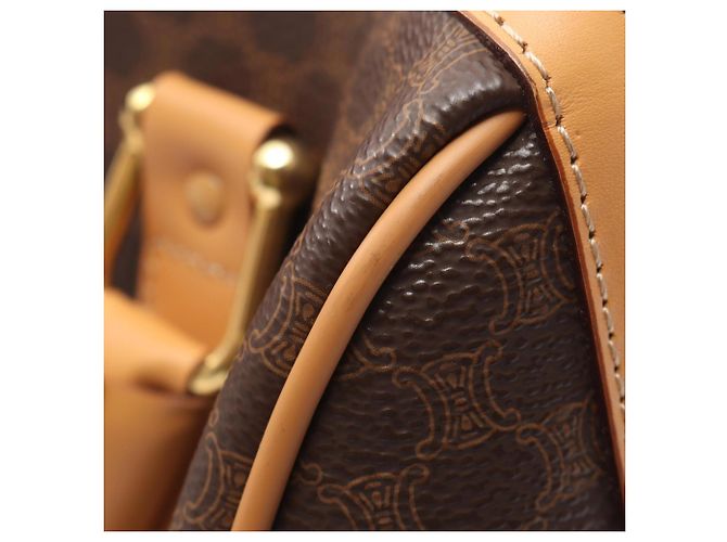 Céline Celine Macadam Handtasche Braun Beige - Ansicht 11