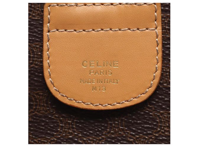 Céline Celine Macadam Handtasche Braun Beige - Ansicht 4