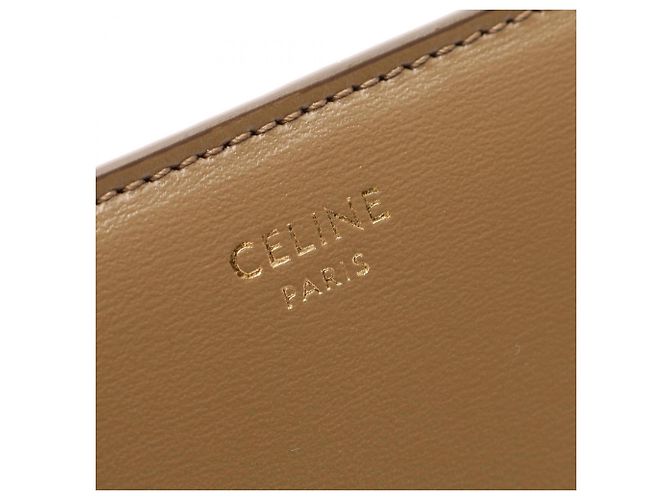 Céline Carteira de Aba Small Triomphe Celine Marrom - vista 4