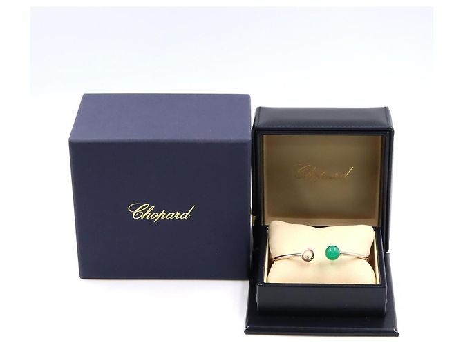 Bracciale Chopard Happy Diamonds Planet Agata Verde D'oro - vista 6