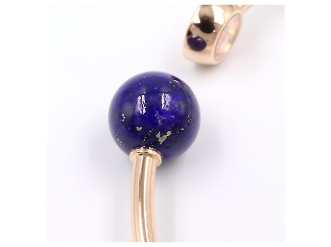 Bracciale Chopard Happy Diamonds Planet Lapis Lazuli Blu D'oro - vista 4