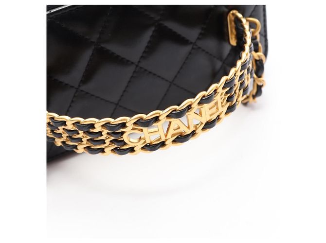 Bolso Vanity Chanel Matelassé Negro - vista 12