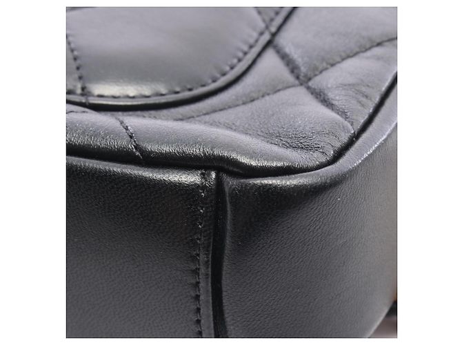 Chanel Matelassé Small Flap Schultertasche Schwarz - Ansicht 7
