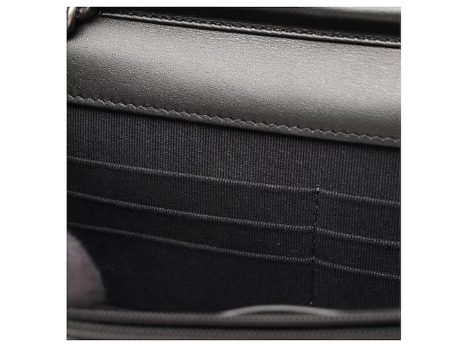 Borsa a tracolla Chanel Boy Matelassé Nero - vista 10