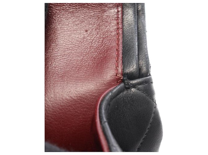 Borsa a tracolla Chanel Matelassé Double Flap Nero - vista 10