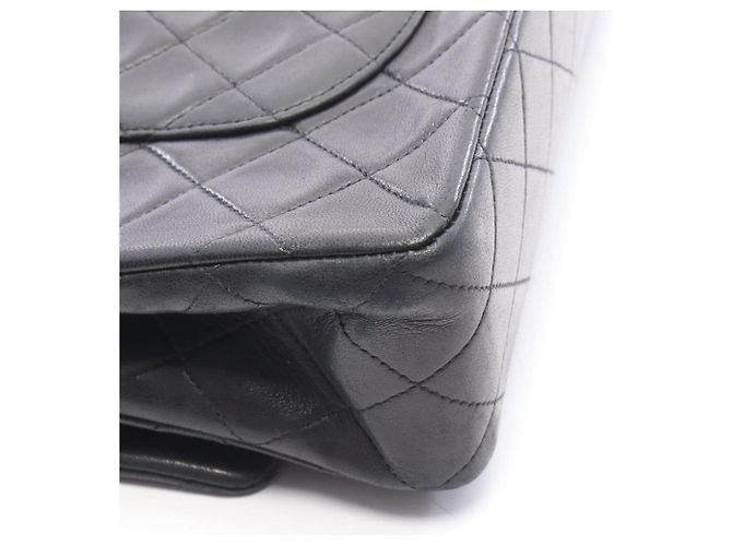 Borsa a tracolla Chanel Matelassé Double Flap Nero - vista 9
