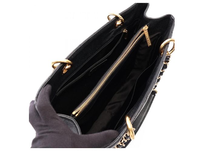 Borsa Tote Chanel Matelassé Grand Shopping GST Nero - vista 3