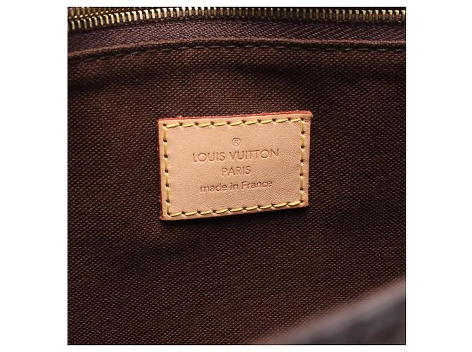 Borsa a tracolla Louis Vuitton Menilmontant MM Marrone Monogramma - vista 4