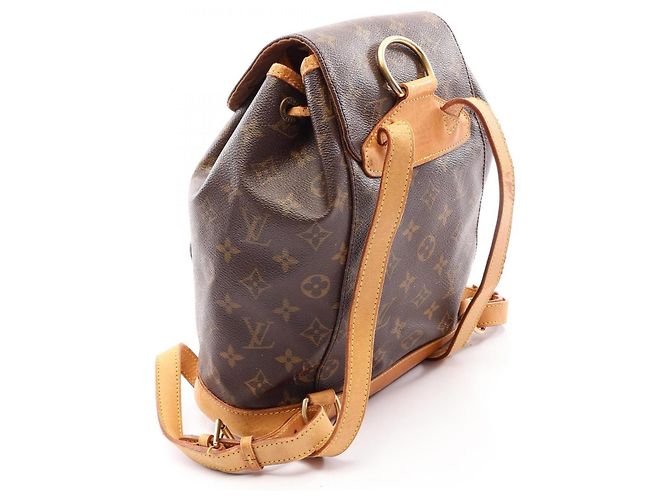 Louis Vuitton Montsouris MM Monogram Rucksack Braun Monogramm - Ansicht 2