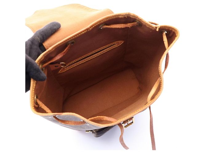 Louis Vuitton Montsouris MM Monogram Rucksack Braun Monogramm - Ansicht 3