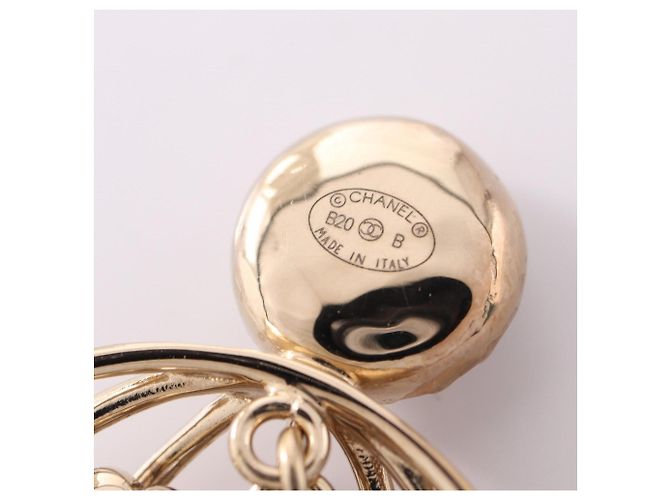 Spilla Chanel Coco Mark Motivo Gabbia per Uccelli D'oro - vista 3