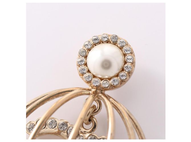 Spilla Chanel Coco Mark Motivo Gabbia per Uccelli D'oro - vista 8