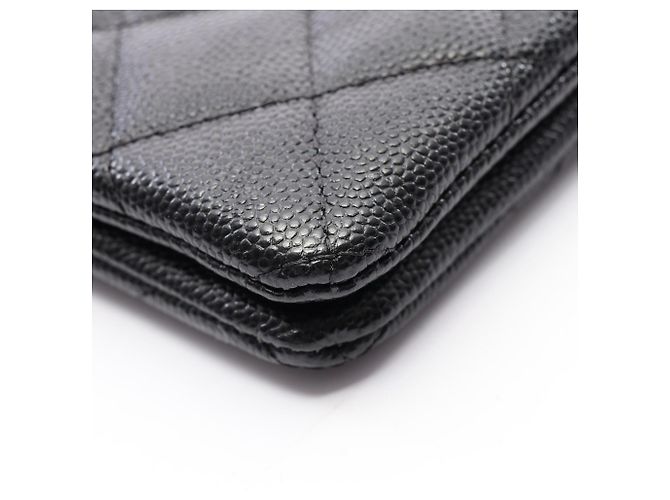 Timeless Bolsa de mão clutch Chanel Matelassé Second Bag Preto - vista 6