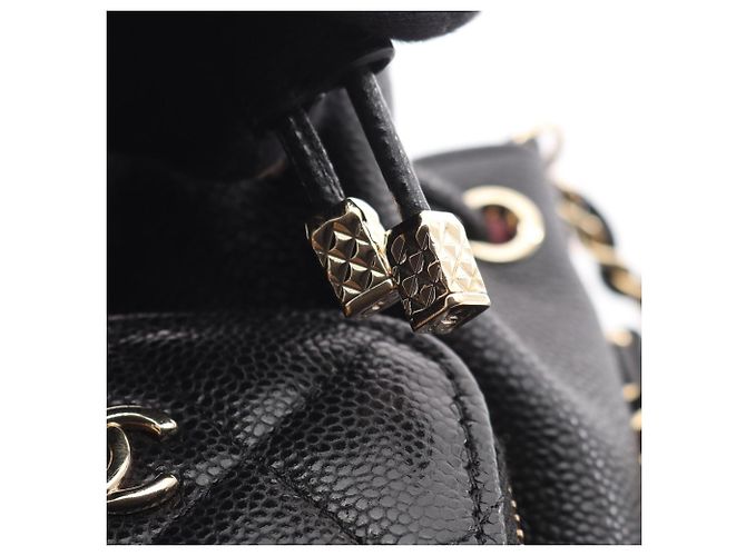 Borsa a tracolla Chanel Matelassé Black Nero - vista 11