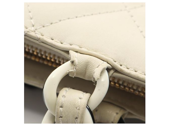 Chanel Matelassé Tote Bag Weiß - Ansicht 8
