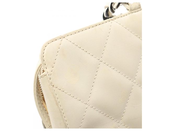 Chanel Matelassé Tote Bag Weiß - Ansicht 9