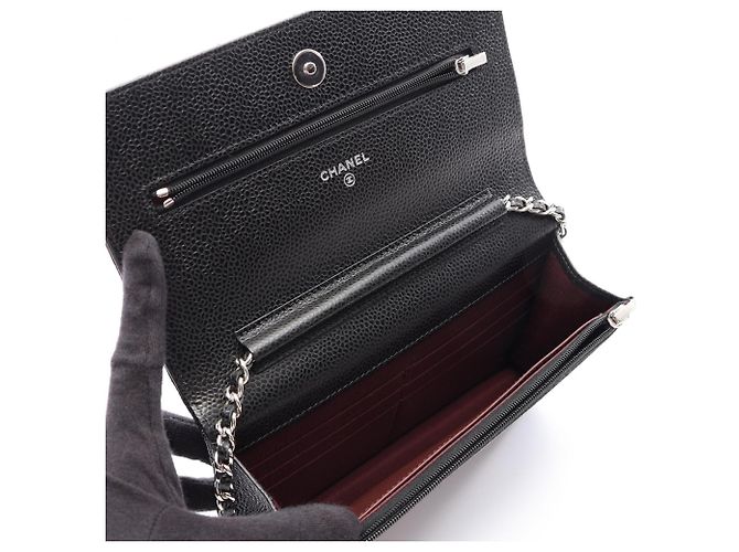 Chanel Matelassé Schwarze Schultertasche - Ansicht 3