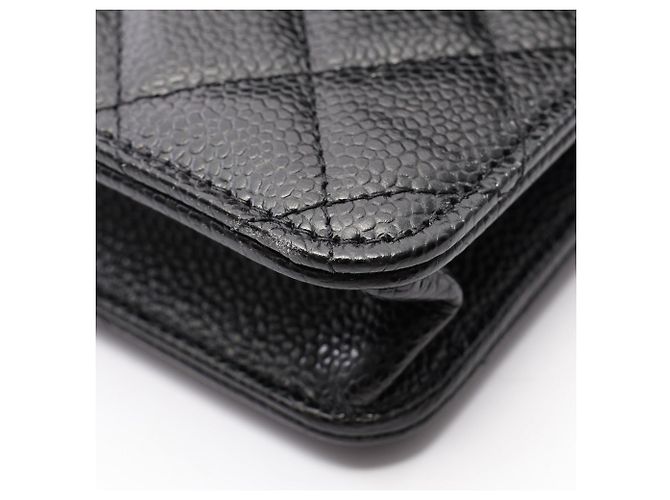Chanel Matelassé Schwarze Schultertasche - Ansicht 6