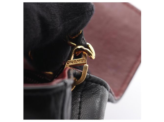 Timeless Chanel Matelassé Schultertasche Schwarz - Ansicht 8