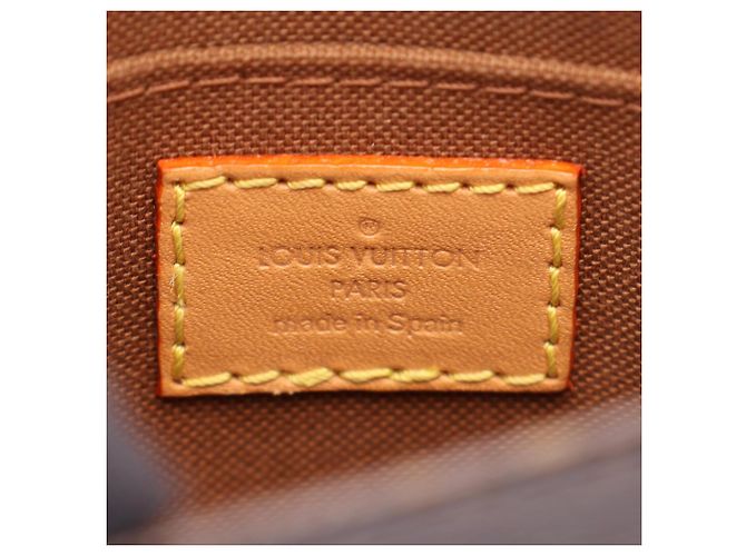 Louis Vuitton Petite Sac Plat Monogram Handtasche Braun Monogramm - Ansicht 4