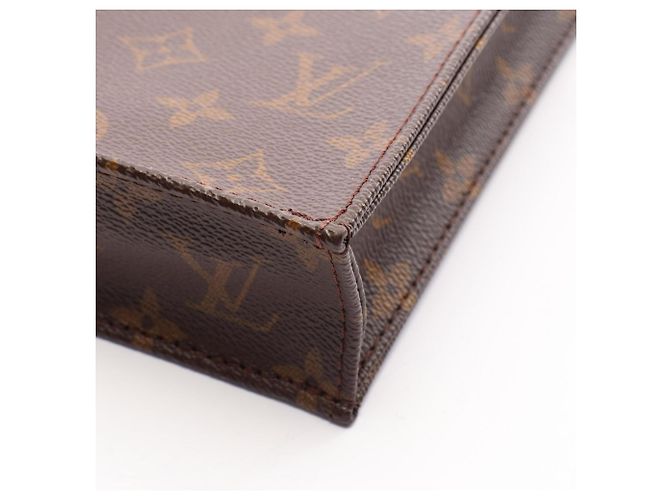 Louis Vuitton Petite Sac Plat Monogram Handtasche Braun Monogramm - Ansicht 7