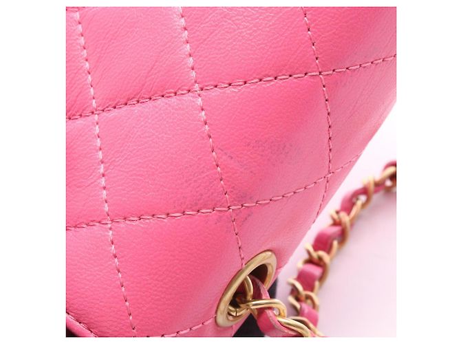 Borsa a tracolla Chanel Matelassé Small Flap Rosa - vista 10
