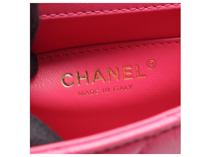 Borsa a tracolla Chanel Matelassé Small Flap Rosa - vista 4