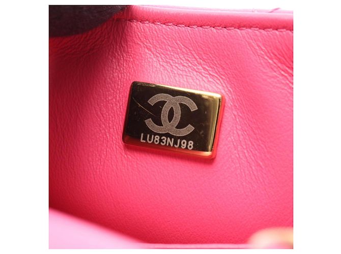 Borsa a tracolla Chanel Matelassé Small Flap Rosa - vista 5