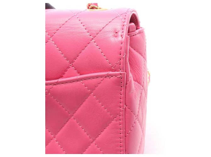 Borsa a tracolla Chanel Matelassé Small Flap Rosa - vista 7