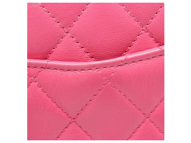 Borsa a tracolla Chanel Matelassé Small Flap Rosa - vista 9