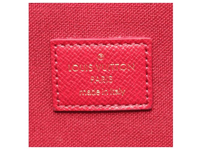 Borsa a tracolla Louis Vuitton Pochette Felicie Monogram Fuchsia Marrone Fuschia Monogramma - vista 4