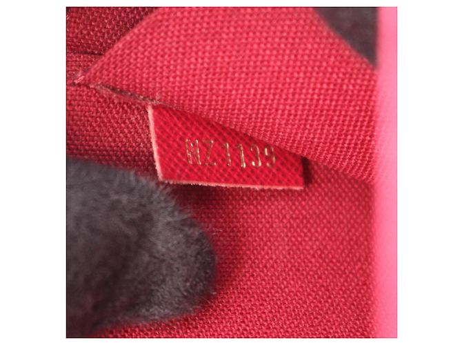 Borsa a tracolla Louis Vuitton Pochette Felicie Monogram Fuchsia Marrone Fuschia Monogramma - vista 5